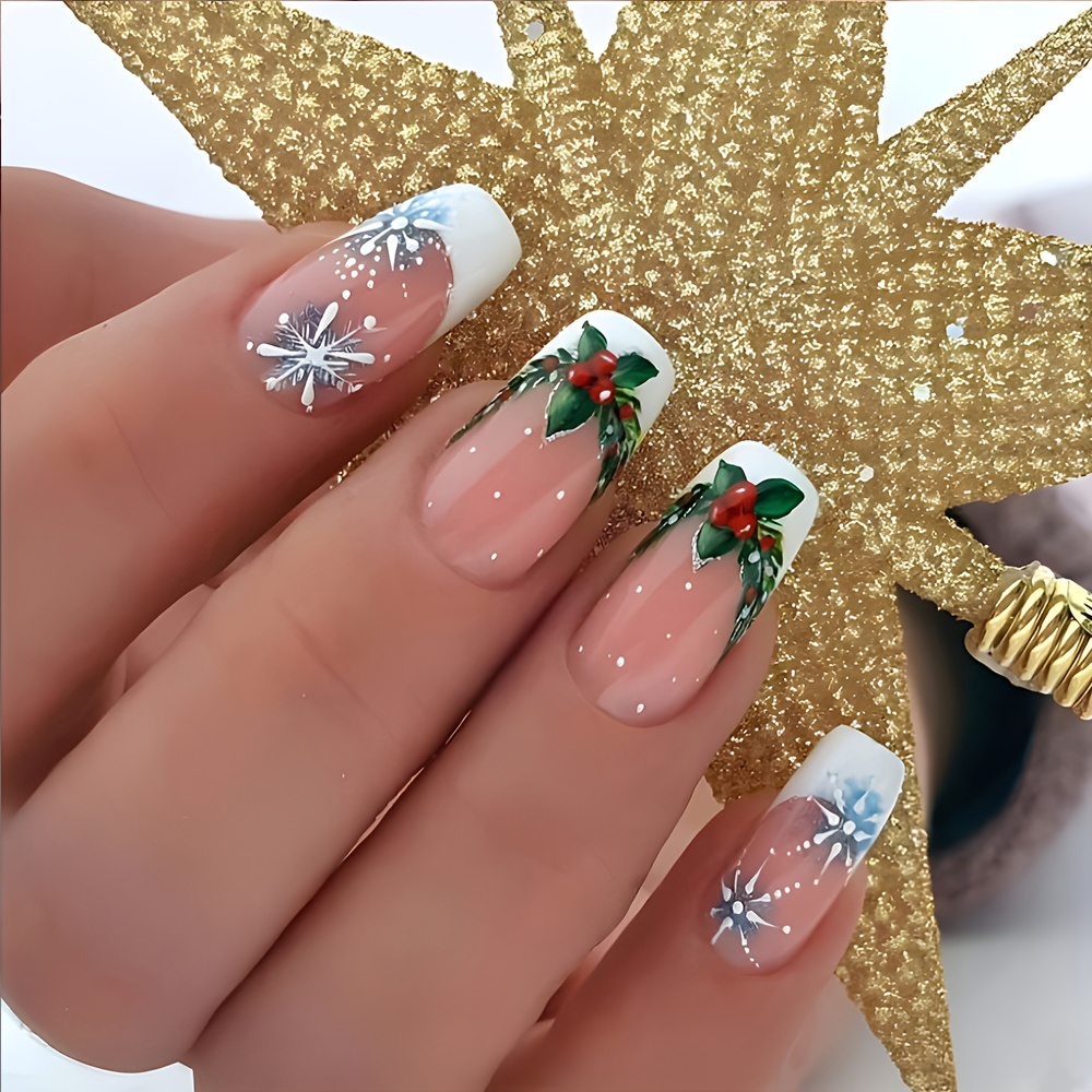 

24pcs Christmas Set - , Tip & , , Includes Adhesive & File