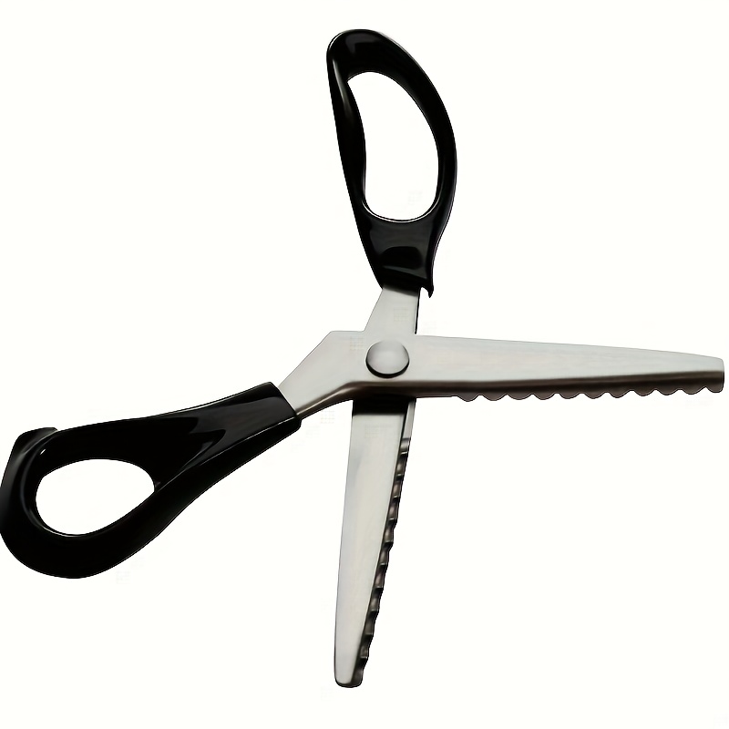 E-shop Ergonomische Professionelle Schneiderschere - Edelstahlschere mit 3mm, 5mm, 7mm Zahnoptionen für Stoff & Handwerk - Sanftes Schneiden,