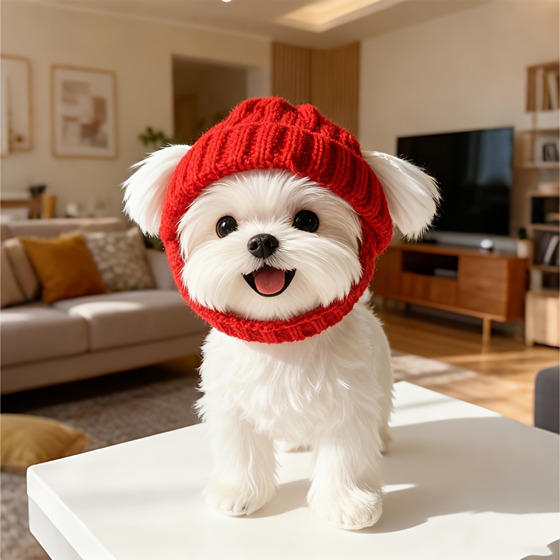 knitted hat   ear flap headgear outdoor indoor   Product details 0