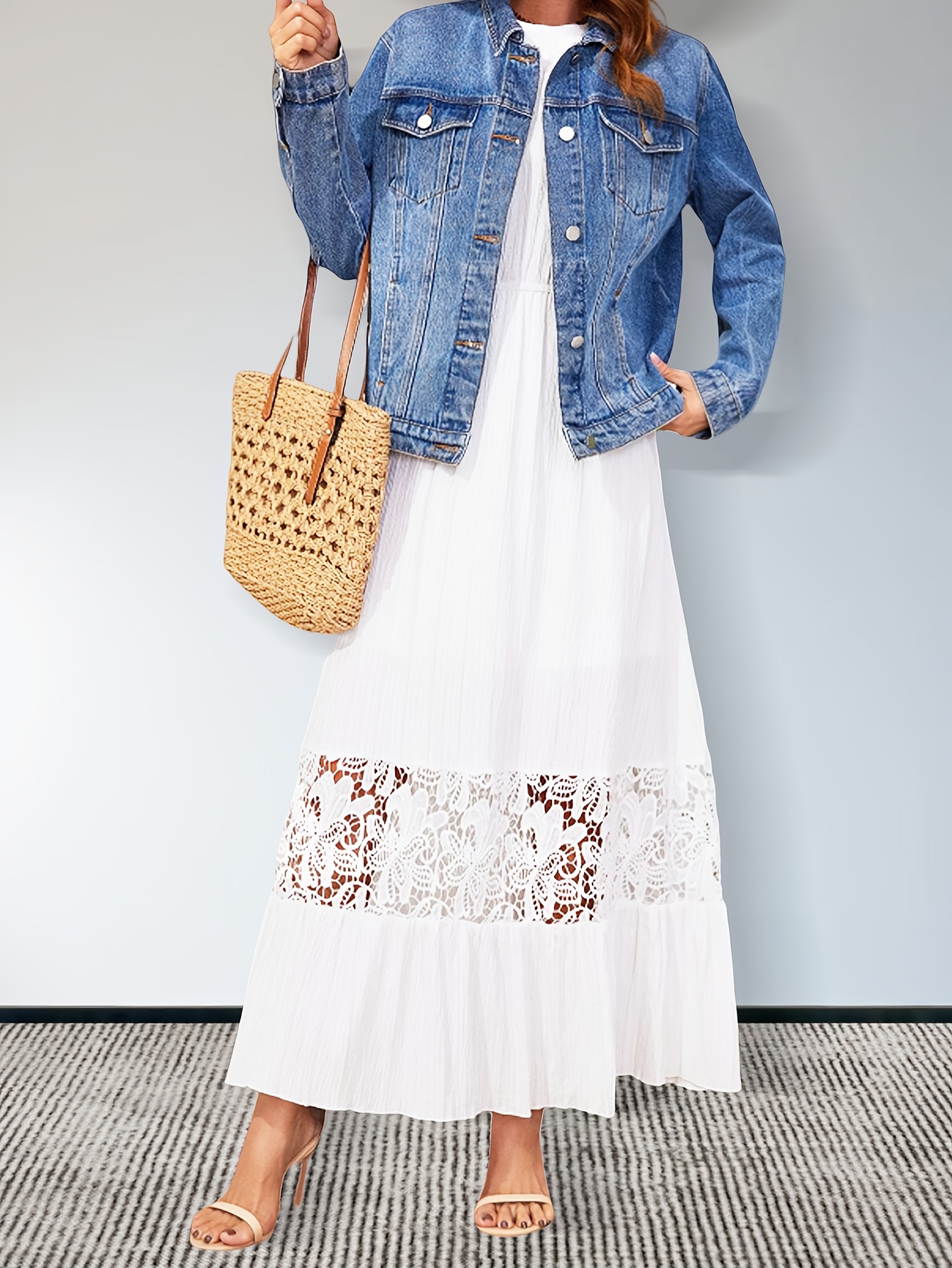 chinese dress ladies Currently Wearing: The Comfiest Gray Maxi Dress for Summer main image 0
