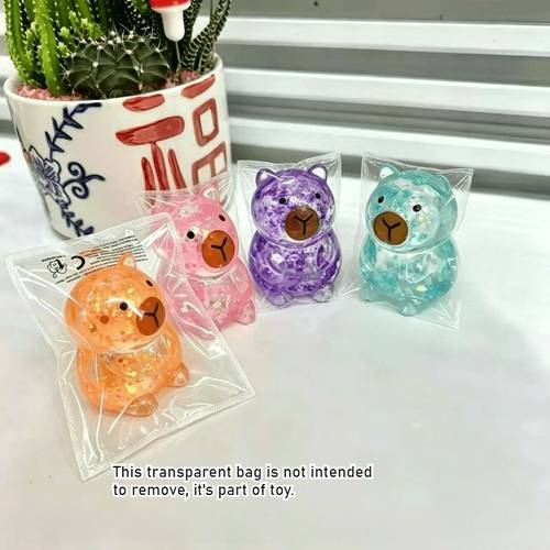 random color maltose capybara toy maltose texture squeeze toys simulation food slow rebound fidget toys toys portable office desk decompression toy halloween christmas thanksgiving holiday