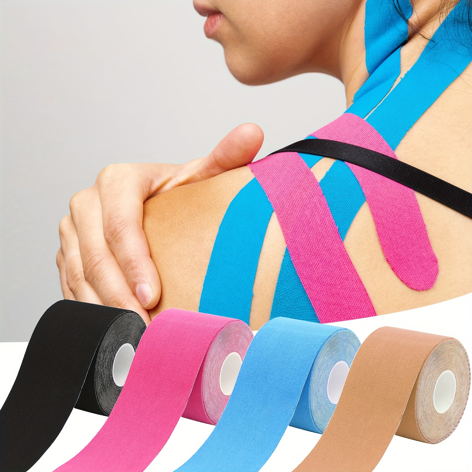 kinesiology tape uncut elastic athletic tape for daily and sports fitness best for christmas   thanksgiving