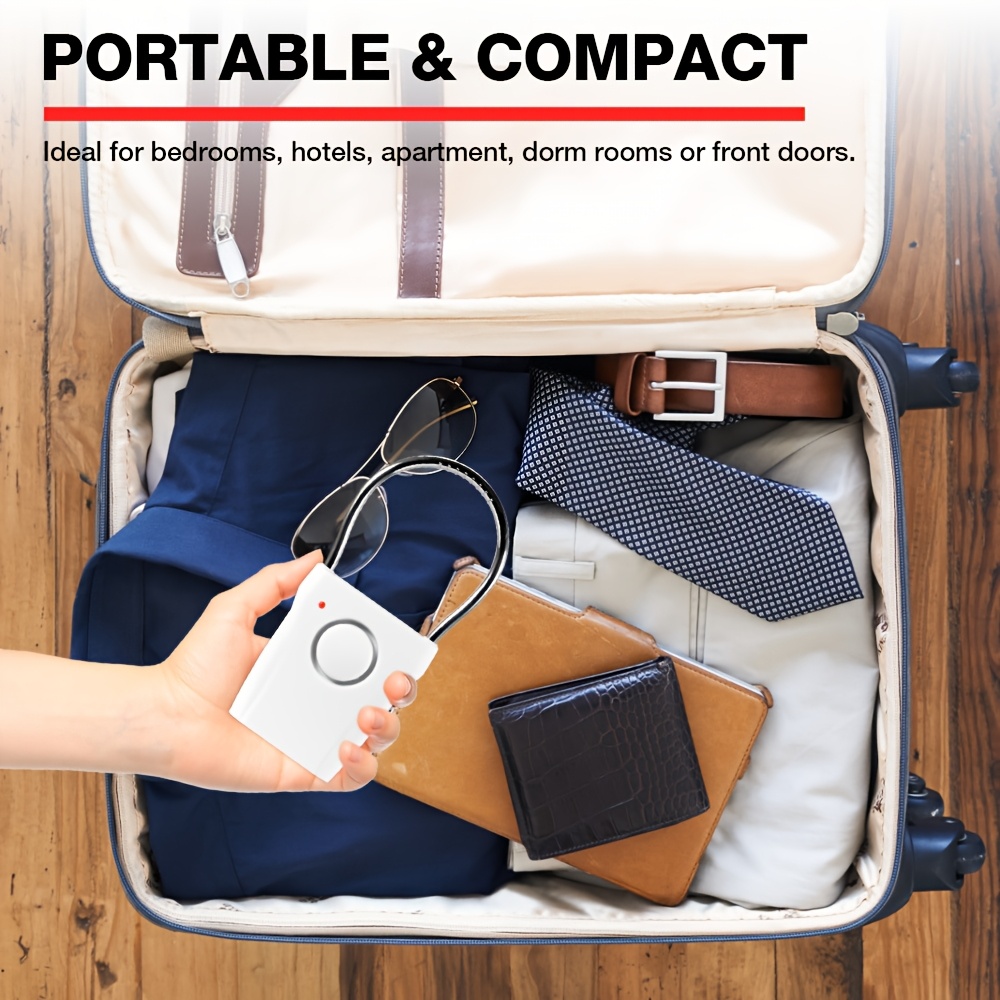 alarm a very loud siren that     up to 680 feet away hangs from a backpack or bicycle handlebar and   to   the alarm   business travel Product details 5
