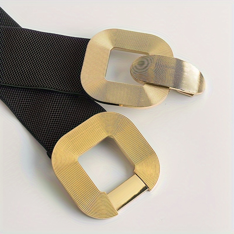 Elastic Belt Waist Belt Big W Elegant Hollow Elastic Wide Waist