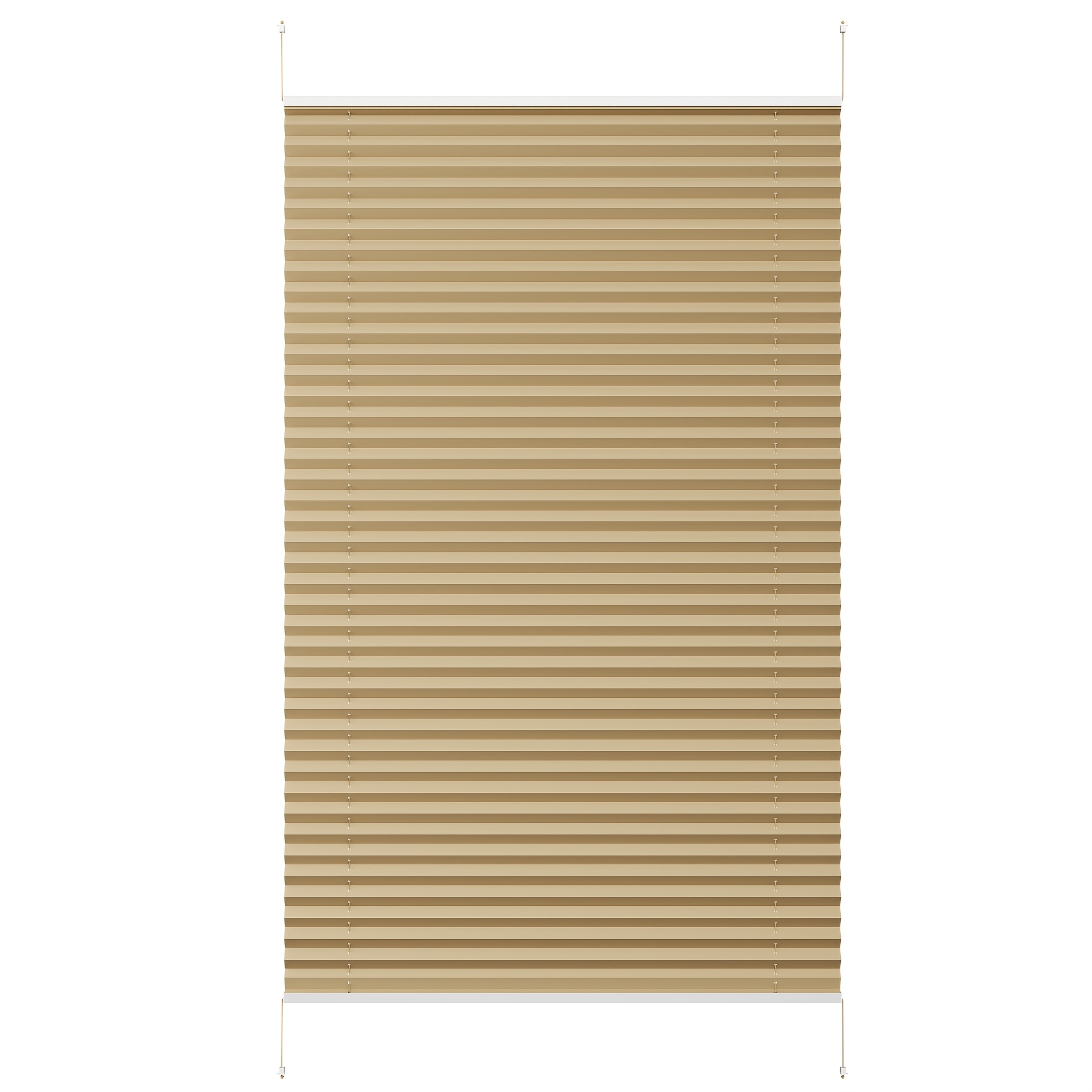 Sekey Pleated Shades - No Drilling Required, Blackout, Window Pleated Blinds With Clamp Fastenings, Tensioned, Opaque, Sun Protection Roller Shades