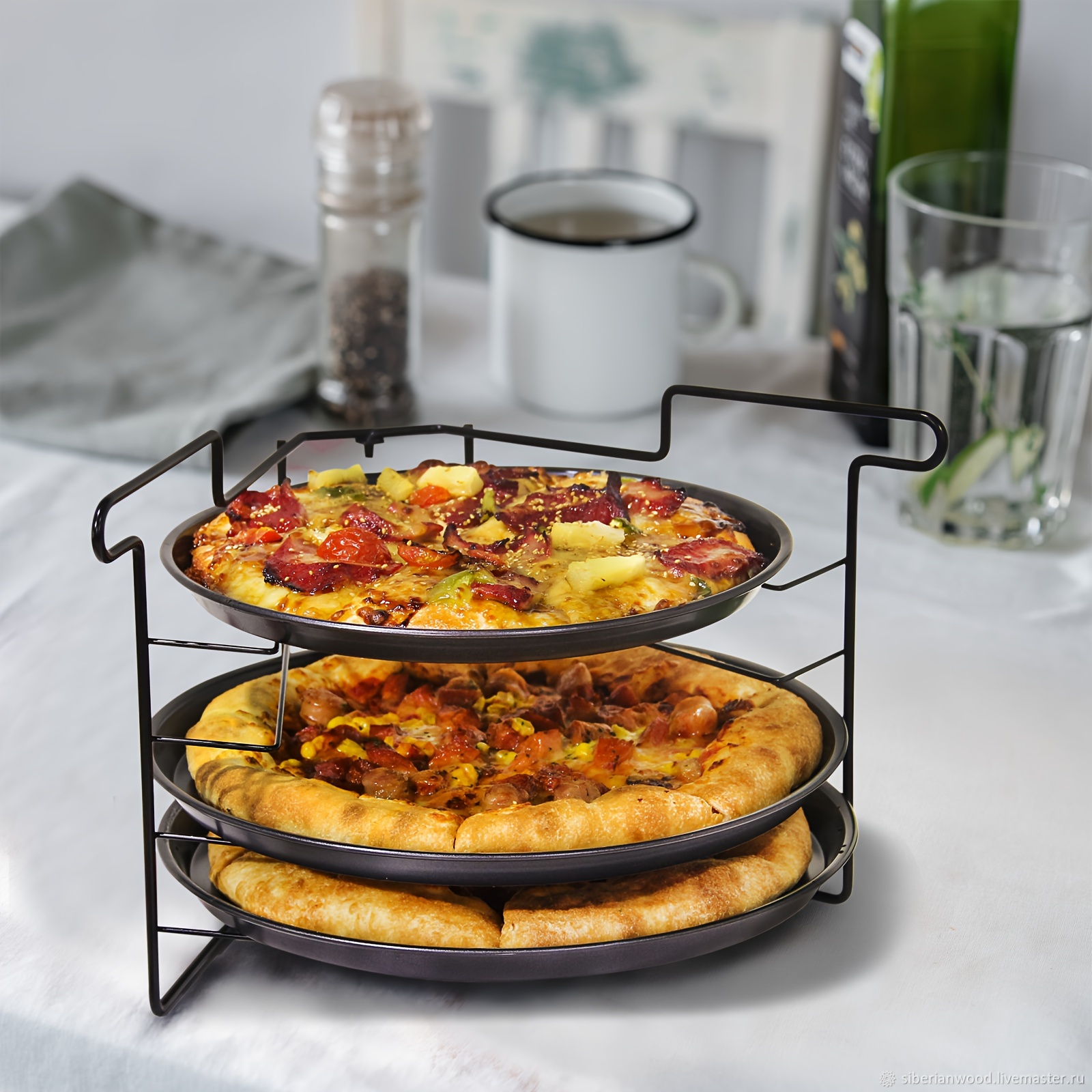 Bakeware Pizza Pan For Oven Near Me Baking Tray Tier Pizza Tray