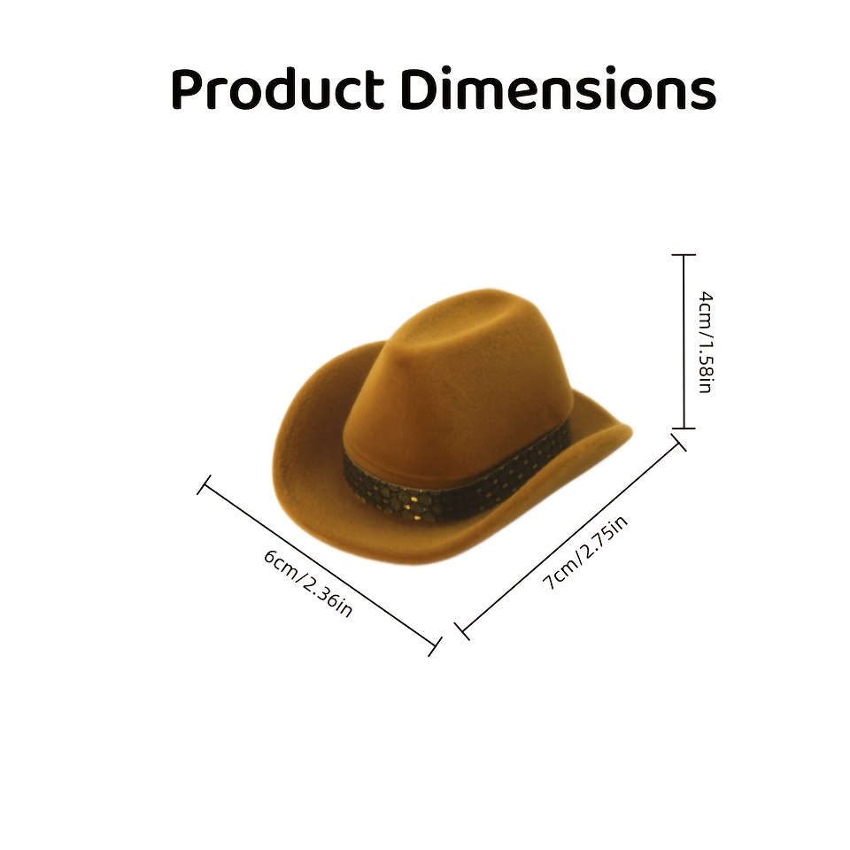 Denim Hat Ring Box, Creative Proposal Ring Box