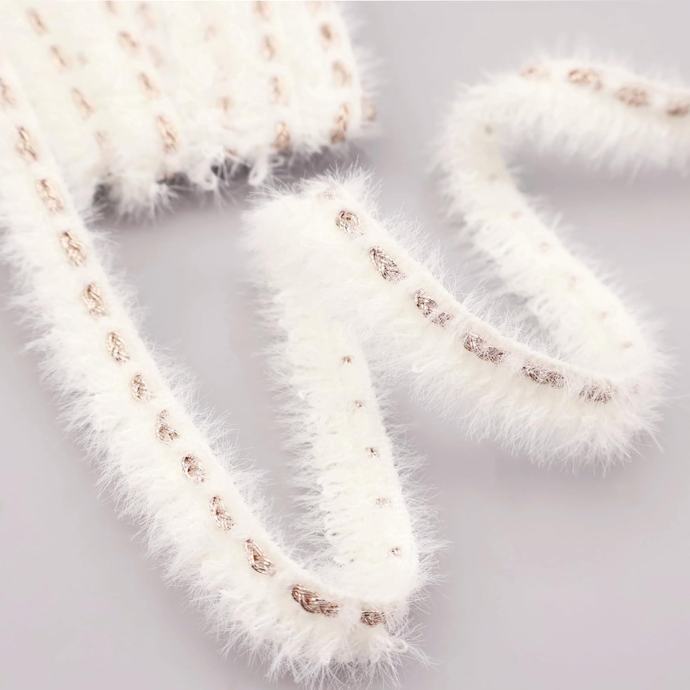 Pizzo bianco ricamato in cotone fai da te abiti artigianali fatti a mano accessori per il cucito forniture