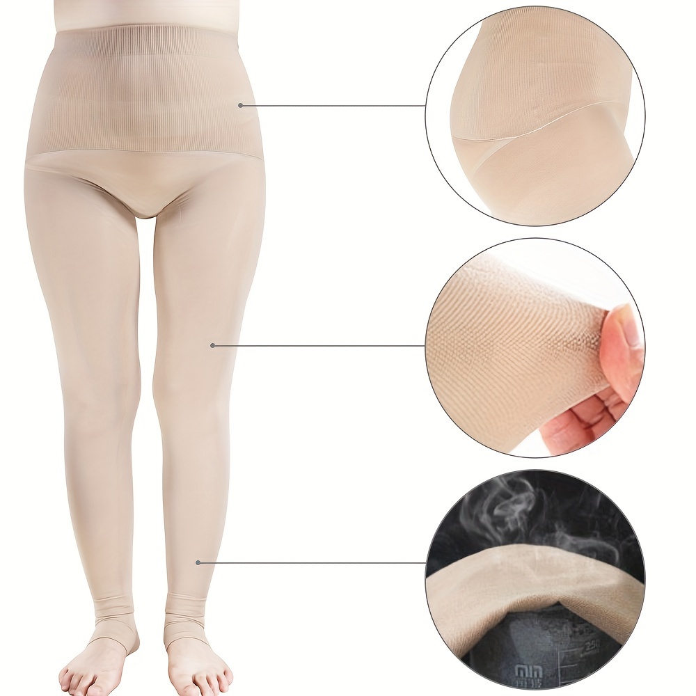 Solid Seamless Pantyhose Thin Compression Pantyhose Women's - Temu