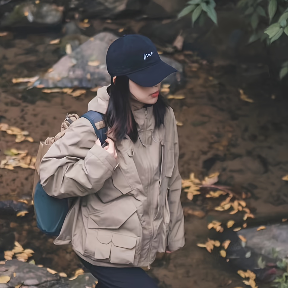 

Embroidery Baseball Cap Stylish Lightweight Dad Hat Outdoor Adjustable Sun Protection Sports Hats For Women Men
