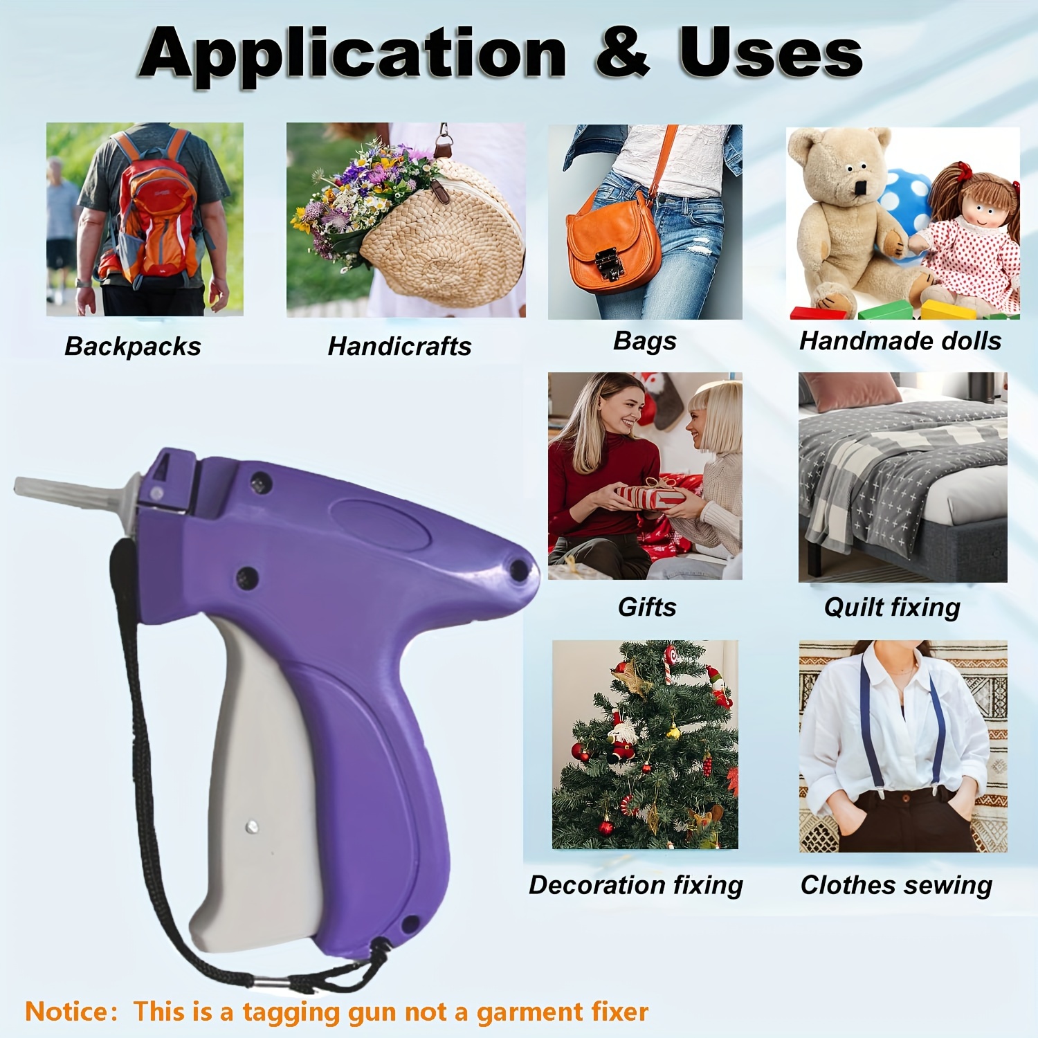 Consulbefor Quick Fix Clothing Sewing Machine Quilt Tacking Gun Micro