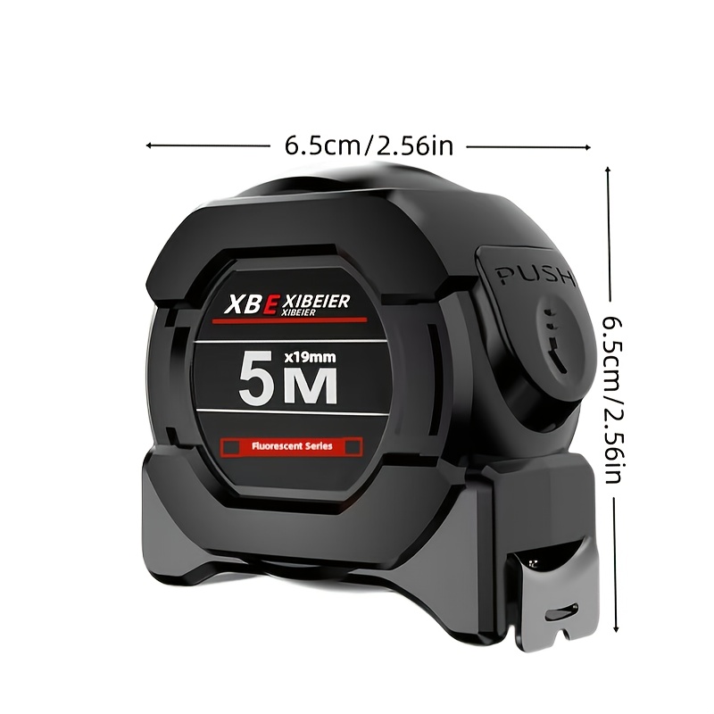 TEMU Fluorescent Tape Measure Measuring Tape For Industrial And Home Use