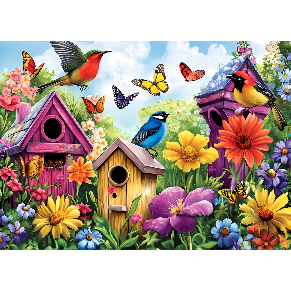 

Hummingbird 1000pcs , 1000pcs For Adults - , High-quality, Artwork Puzzle Brain Teasing Fun & Perfect Wall Art Christmas Gifts