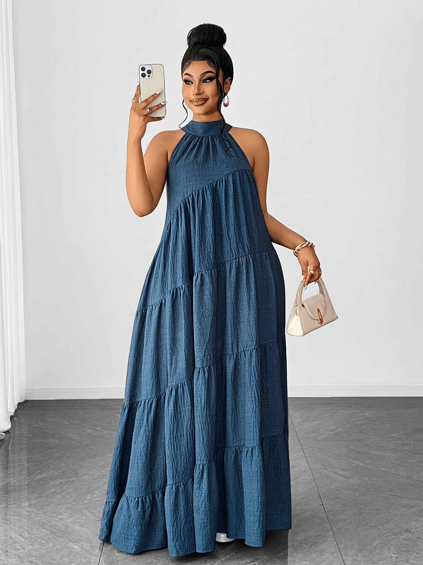 plus size formal dress sold on Temu United States
