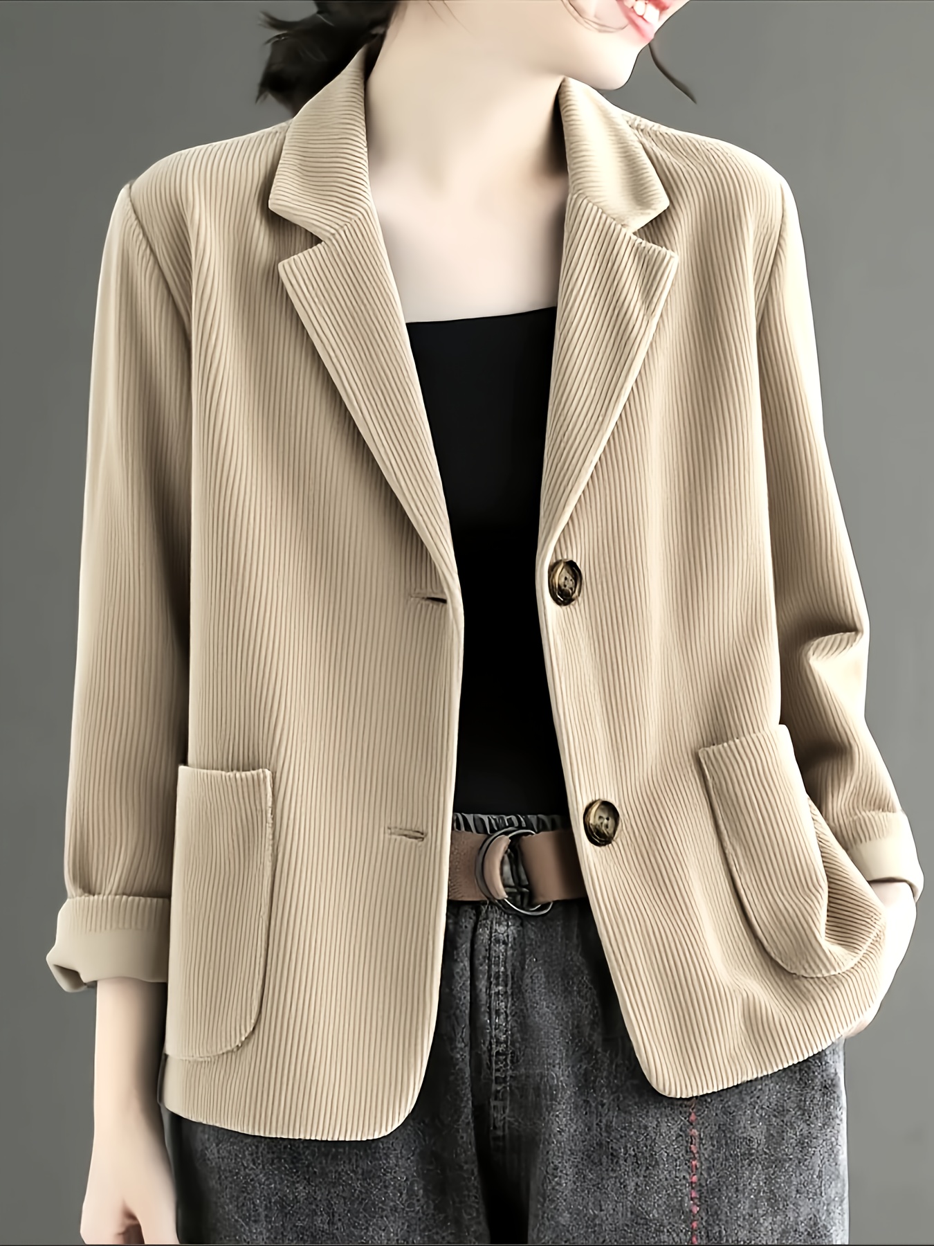 Elegant Corduroy Blazer