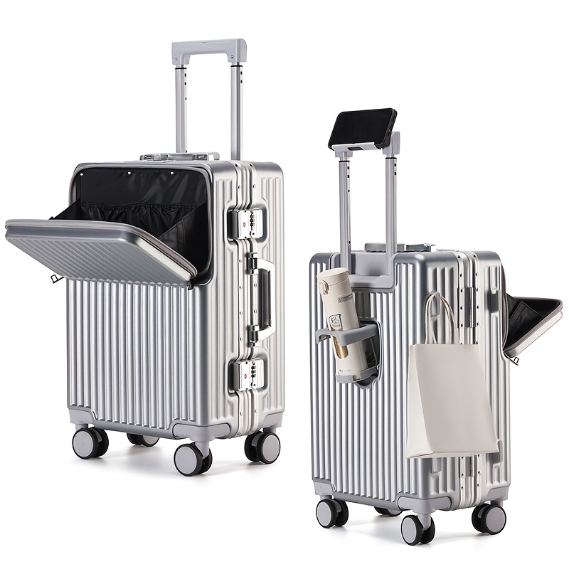 no zipper luggage set sold on Temu United States
