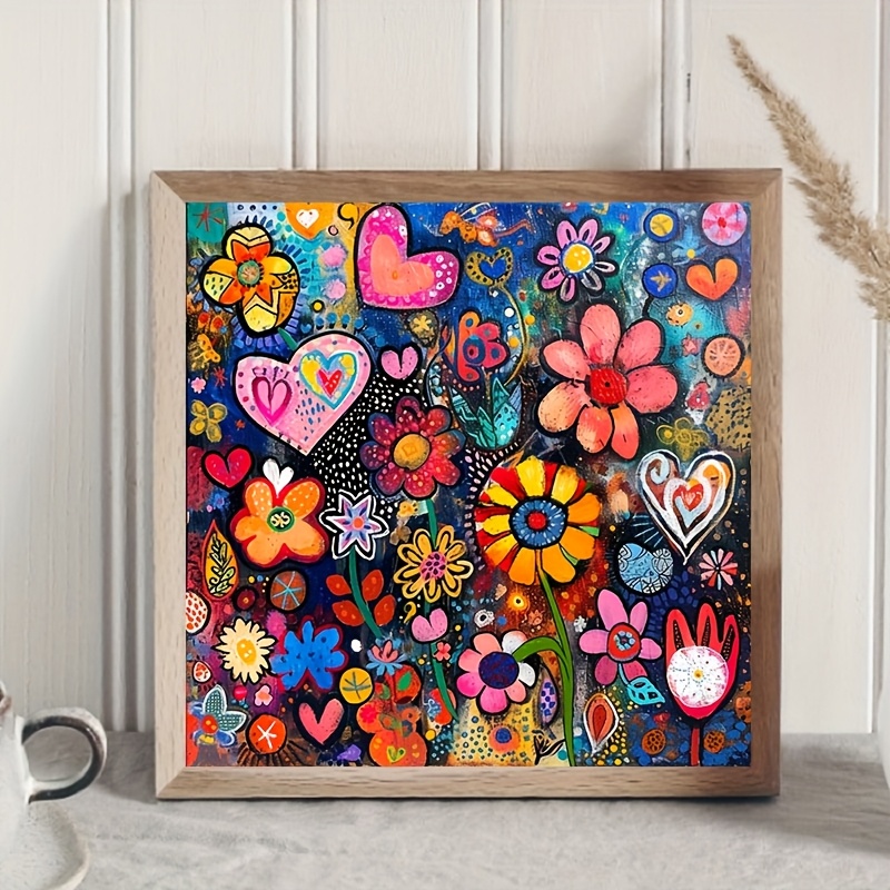Diy Diamond Painting Kit, Full Diamond Round, Mosaic Art Handmade, Suitable For Beginners, Home Wall Decoration, Gift