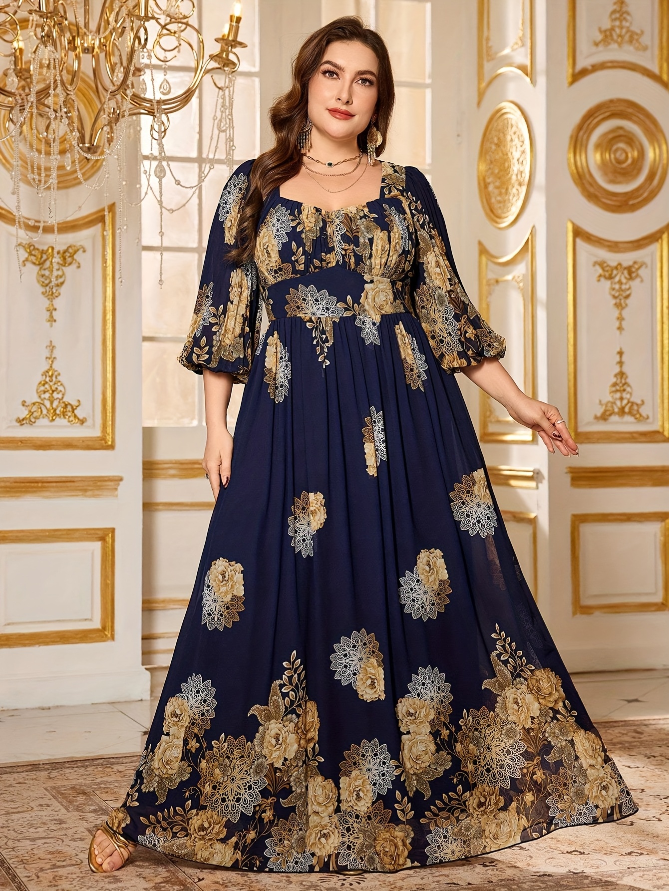 plus size cut floral pattern womens plus size - Temu Mauritius