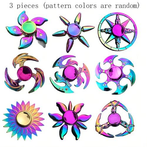1 3 5pcs ow fidget spinner colorful finger spinner high speed manual spinner finger toy birthday gift christmas gift