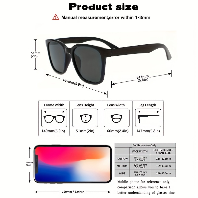 Retro Square Fashion Sunglasses Women Men Classic Anti Glare - Temu