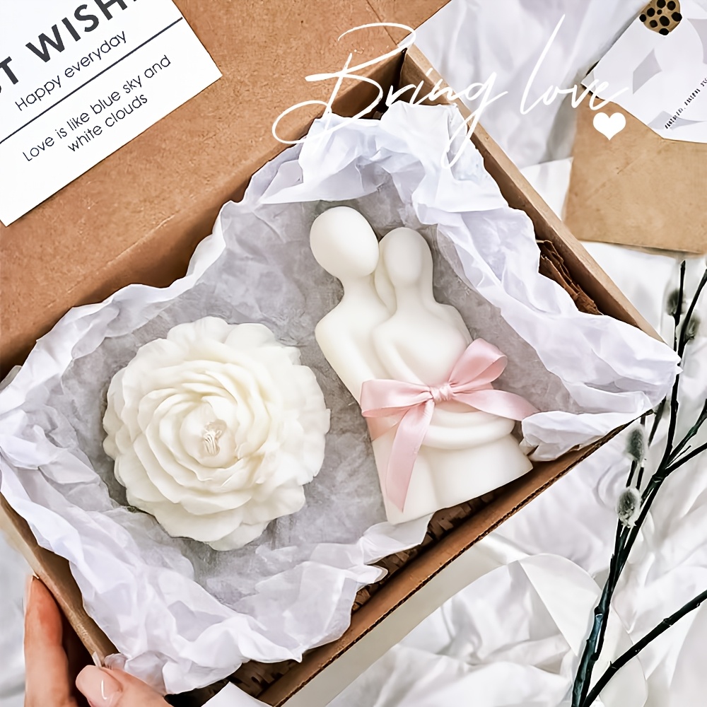 A High-end Romantic Finished Scented Candle Gift Box Set, Suitable for Special Anniversary Gifts, Festival Blessings, and Birthday Party Activities. It Is Ideal for Enhancing the Atmosphere of Home Decoration and Renovation. Handmade Soy Wax