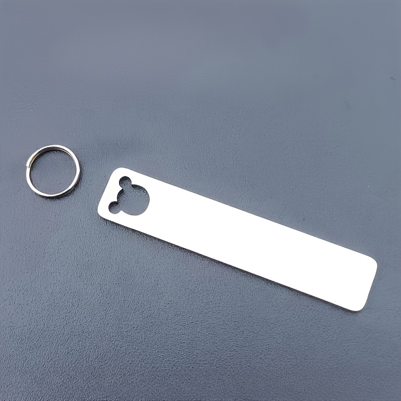 

Customizable Stainless Steel Keychain, Personalized Engraved, Metal Keyring, Non-woven, -engraved Id Tag , Accessories For , , Jewelry