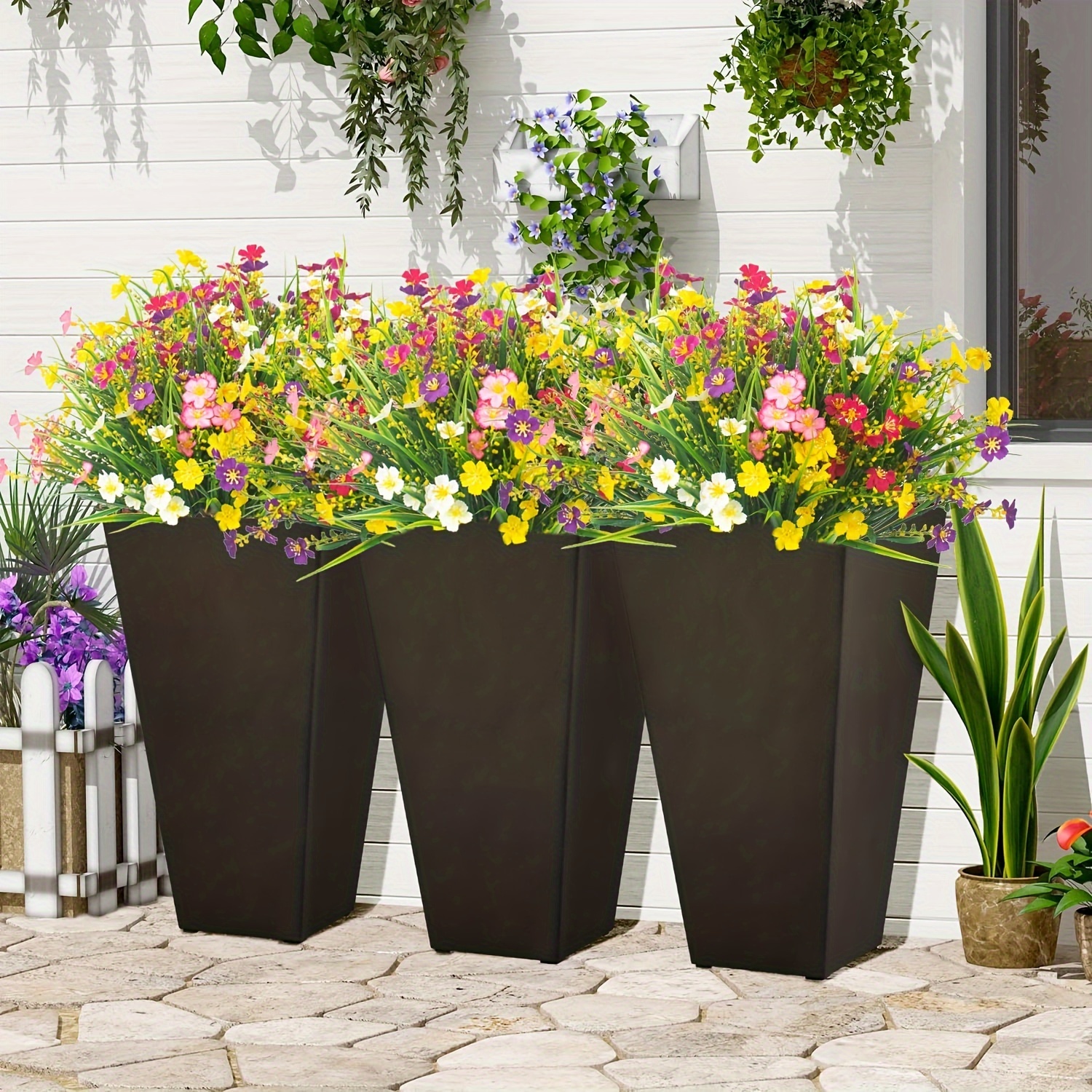 6 bndel outdoor knstliche blumen uv bestndig kein - Temu Switzerland