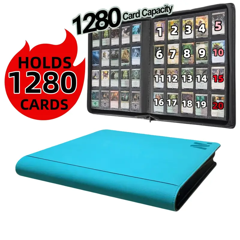 1280 pockets trading card binder 20 pocket card ablum - Temu Canada 1280 pockets trading card binder 20 pocket card ablum - Temu Canada