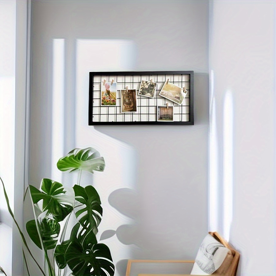 Decoración nórdica de pared para el hogar, rejilla de hierro Ins, marco de  fotos, postales, bricolaje