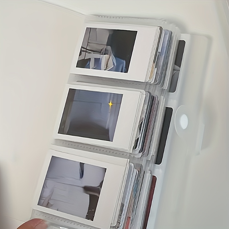 

Large Capacity Transparent Photo Album - Ideal For Storing Photos, Movie Tickets, & Postcards, 1pc