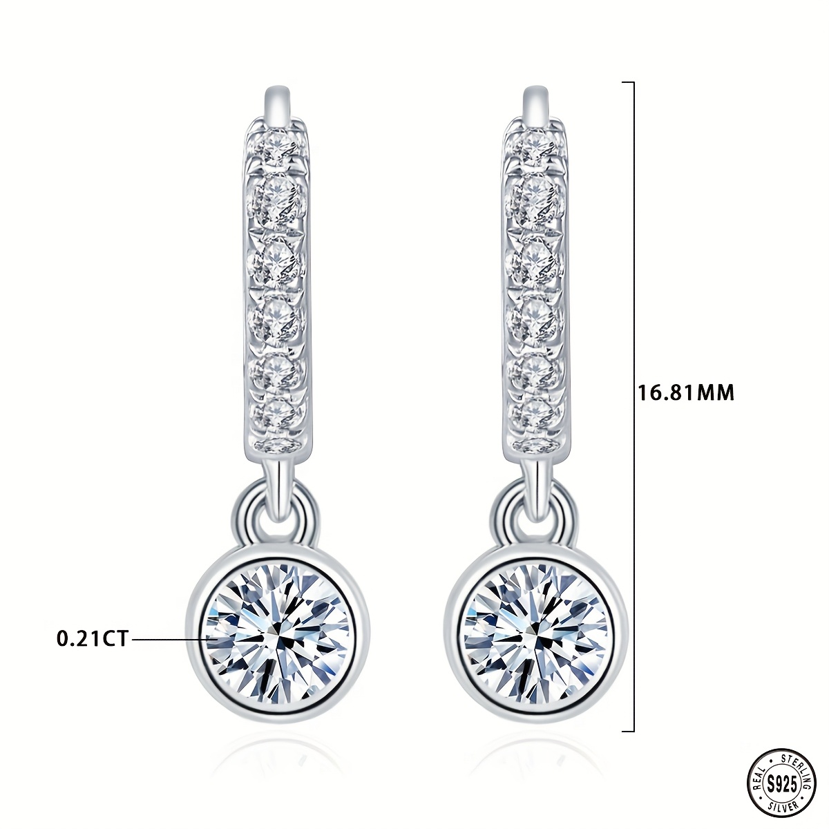 simple   3 5mm round moissanite 925   not prone to allergies     for gifts Product details 3
