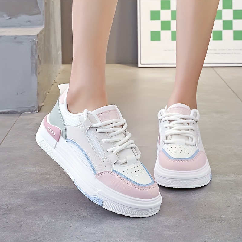 Skate Shoes Women s Thick soled Heightening Retro Wear Temu New Zealand