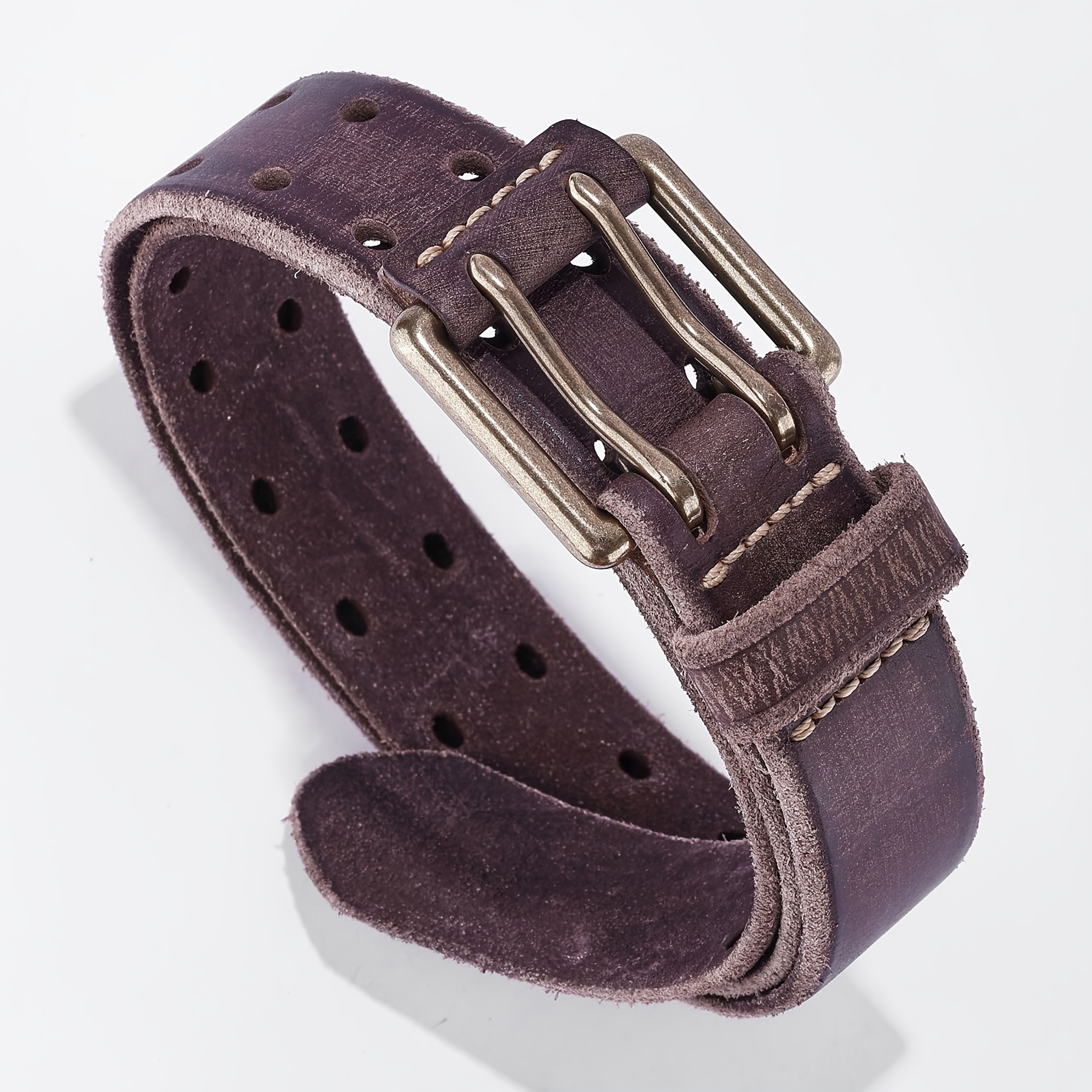 Vintage Men's Belt, Genuine Leather, Classic Style