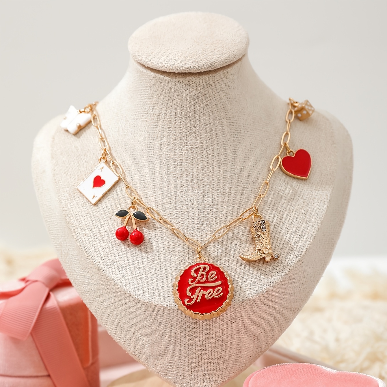 

- Alloy Pendant Necklace Accents - & , For Parties & ,