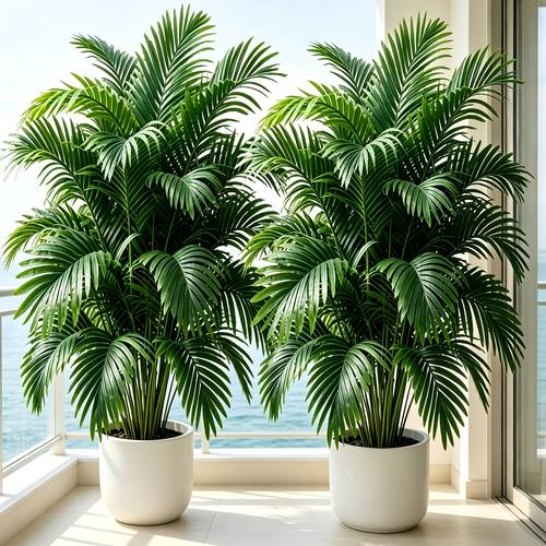 giant artificial palm simulation tree potted plant outdoor artificial greenery with dense foliage and sturdy realistic textured branches ideal for outdoor and indoor placement in living rooms kitchens windowsills