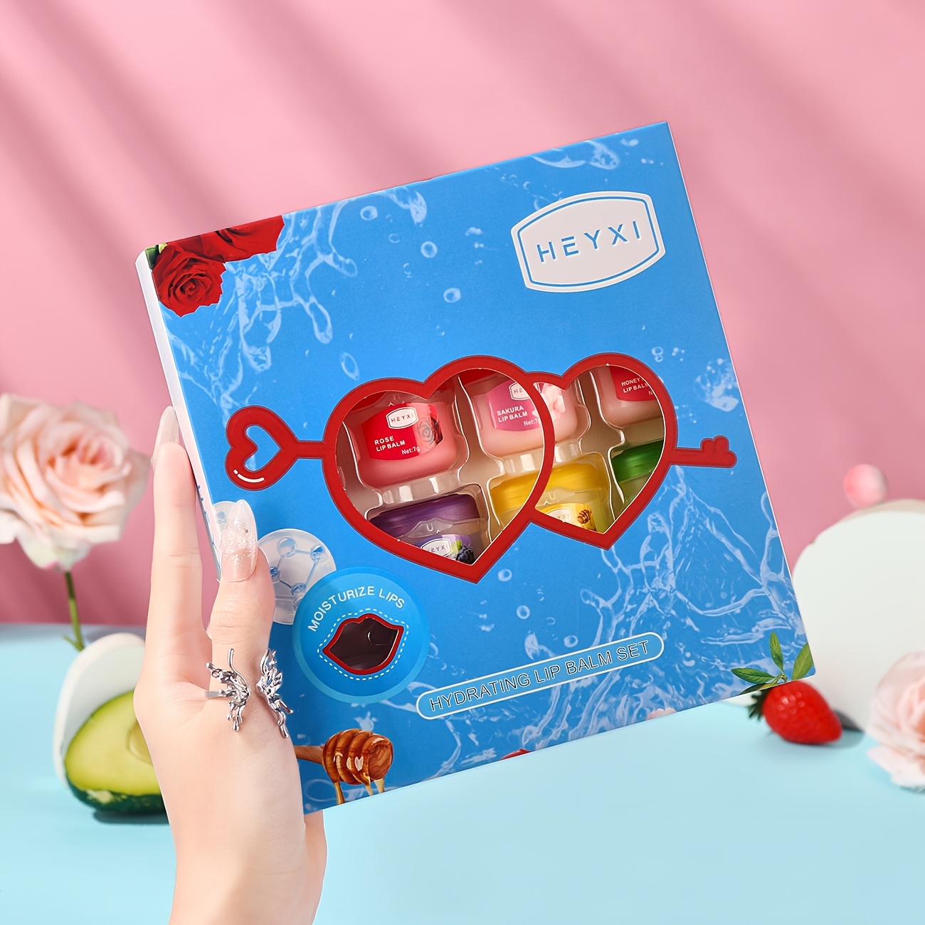 16pcs autumn winter lip mask set fruit flavored lip balm - Temu