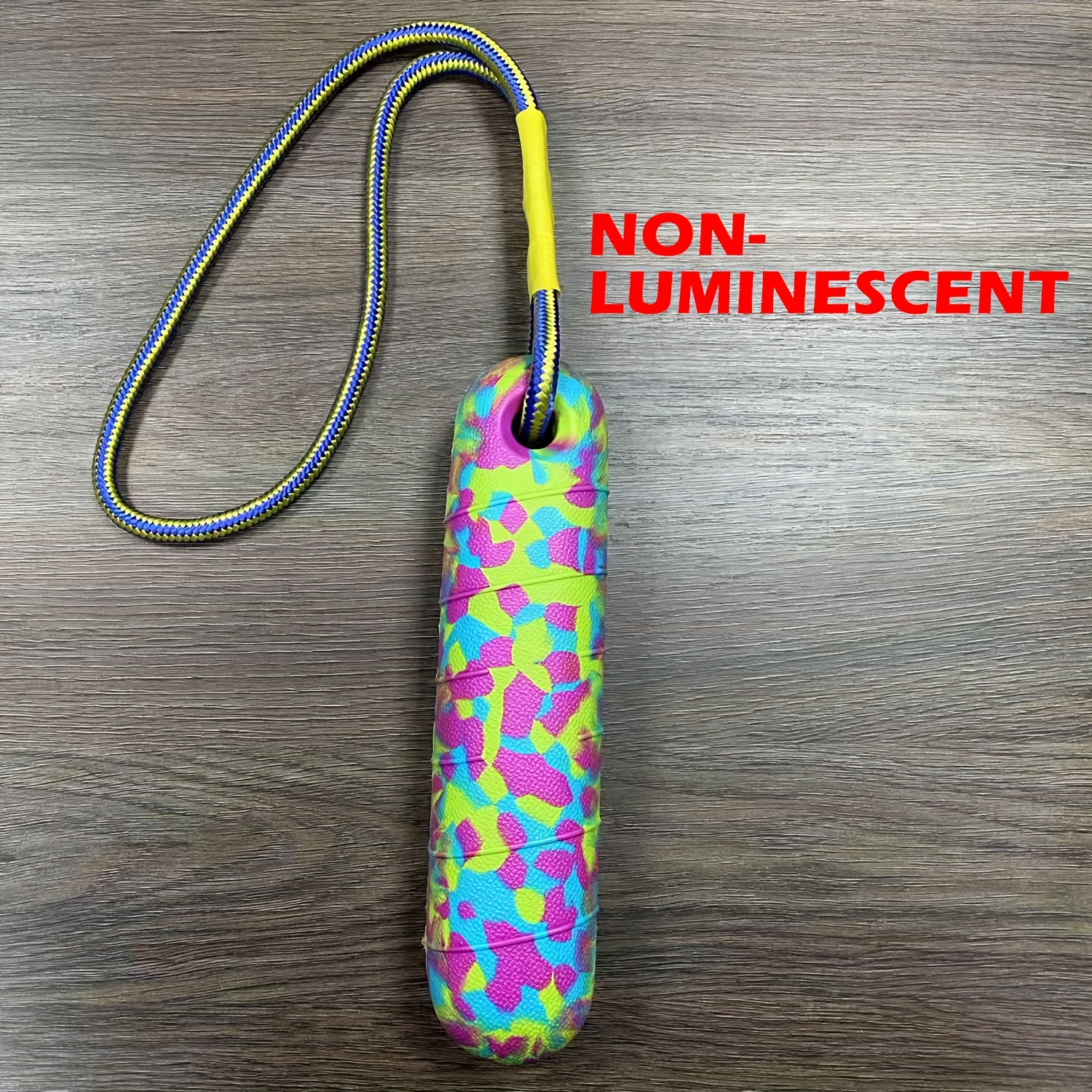 Image of Floatable Dog Toy For Large Breeds With Fluorescent & Matte Colors, Rope, & Eva Foam Chew Stick. Waterproof & Durable For Pool/beach Fetch And Training. Outdoor Toy