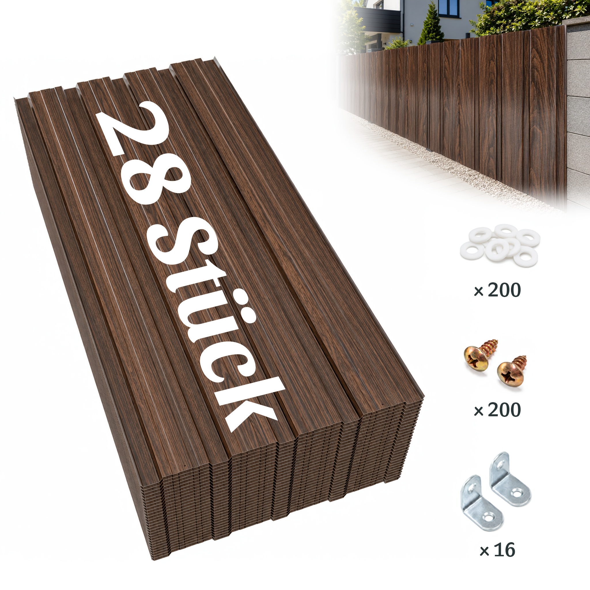 TEMU 28 pièces de panneaux de toiture ondulés en métal pour abris de rangement, tôles de toiture en acier galvanisé pour débarras, panneau de
