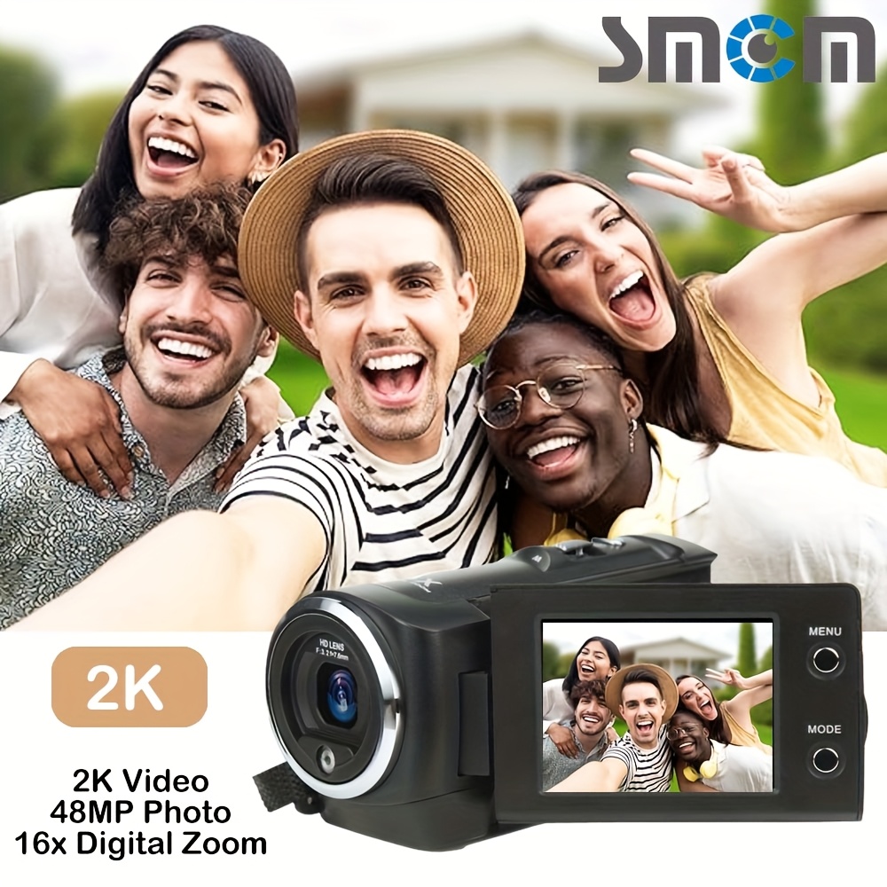 48 video camera 16x zoom tft display ° - Temu
