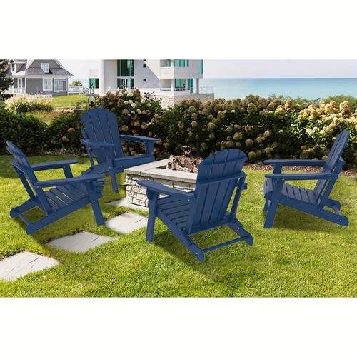 folding adirondack chair cup holder hdpe set of 1 2 outdoor chairs looks like for patios patios poolsides decks