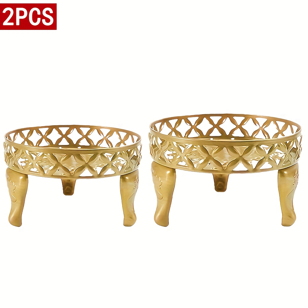 

2 Pcs Of Metal Stand In Different Sizes, Suitable For Outdoor And Indoor Use, Metal Flower Stand, Strong And