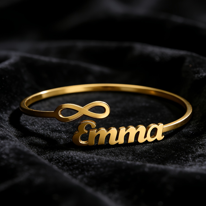 Custom New Personalized Fashionable Minimalist Infinity Loop DIY Bracelet