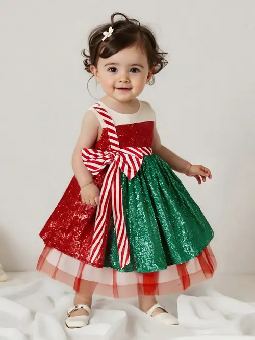 infant kids girls green sequin party birthday christmas dresses children clothes age 2-12y | Today's Deals | Temu infant kids girls green sequin party birthday christmas dresses children clothes age 2-12y | Today's Deals | Temu