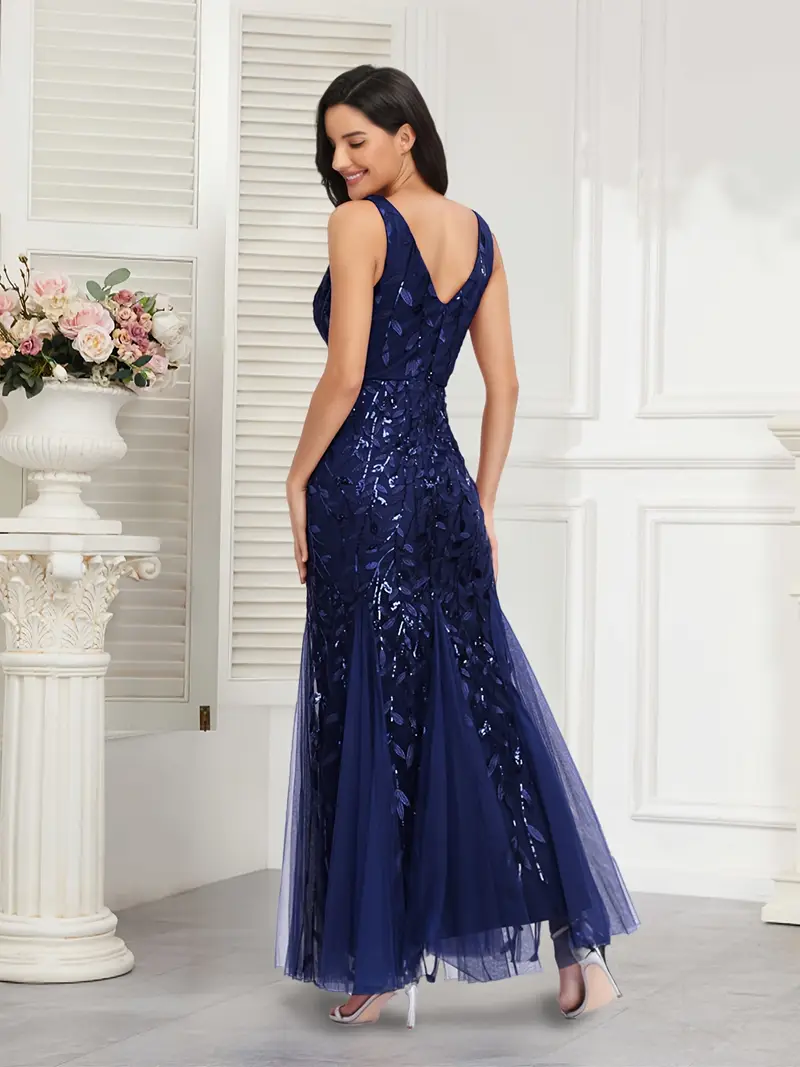 Ladies Plus Size Formal Dress Skirt V-neck Tulle * * Mermaid Prom Dress Wedding Bridesmaid Dress Ladies Plus Size Formal Dress Skirt V-neck Tulle * * Mermaid Prom Dress Wedding Bridesmaid Dress