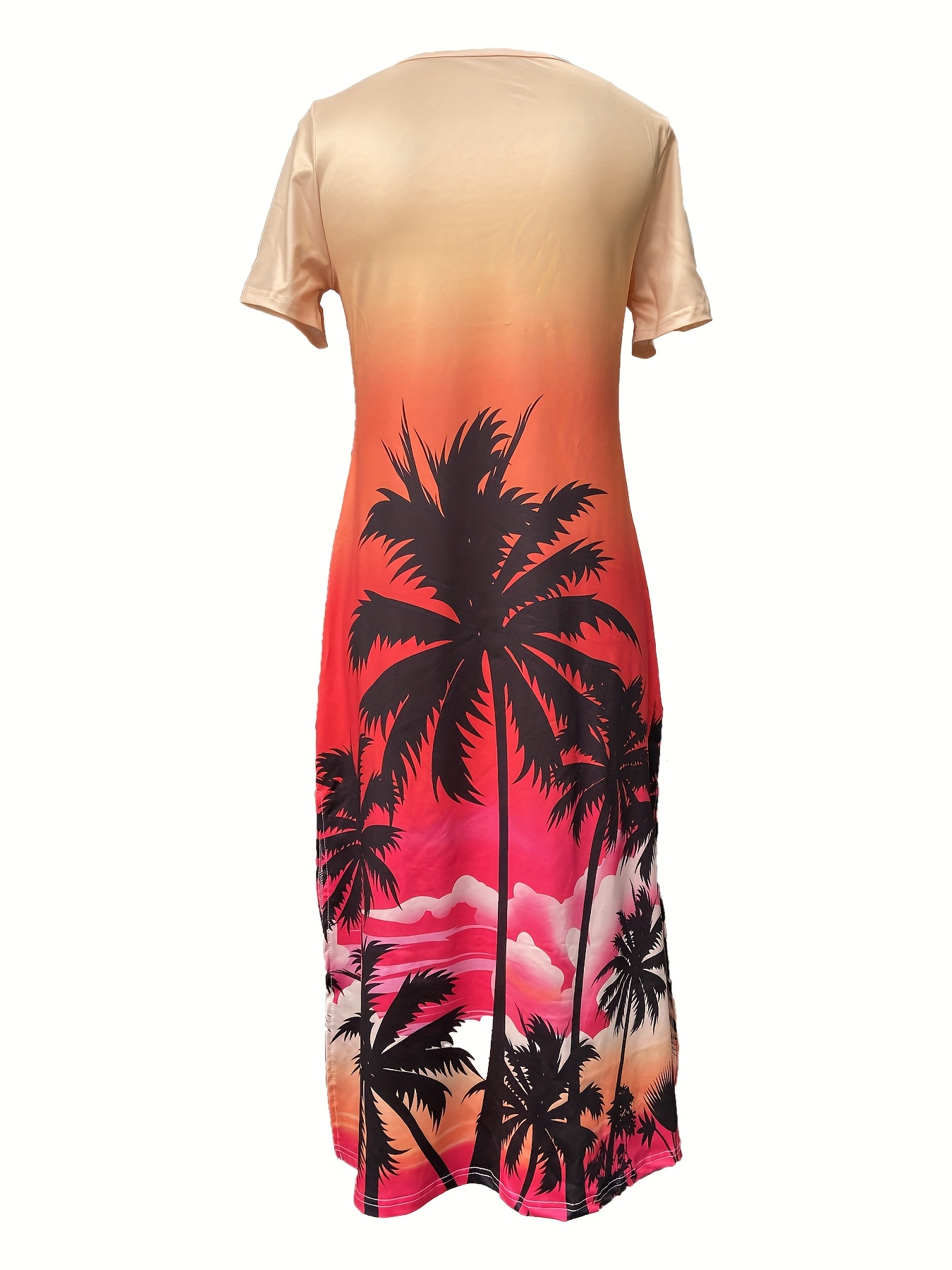 green emerald velvet dress Tropical Print Fit Flare Dress – shoprodeodrive main image 1