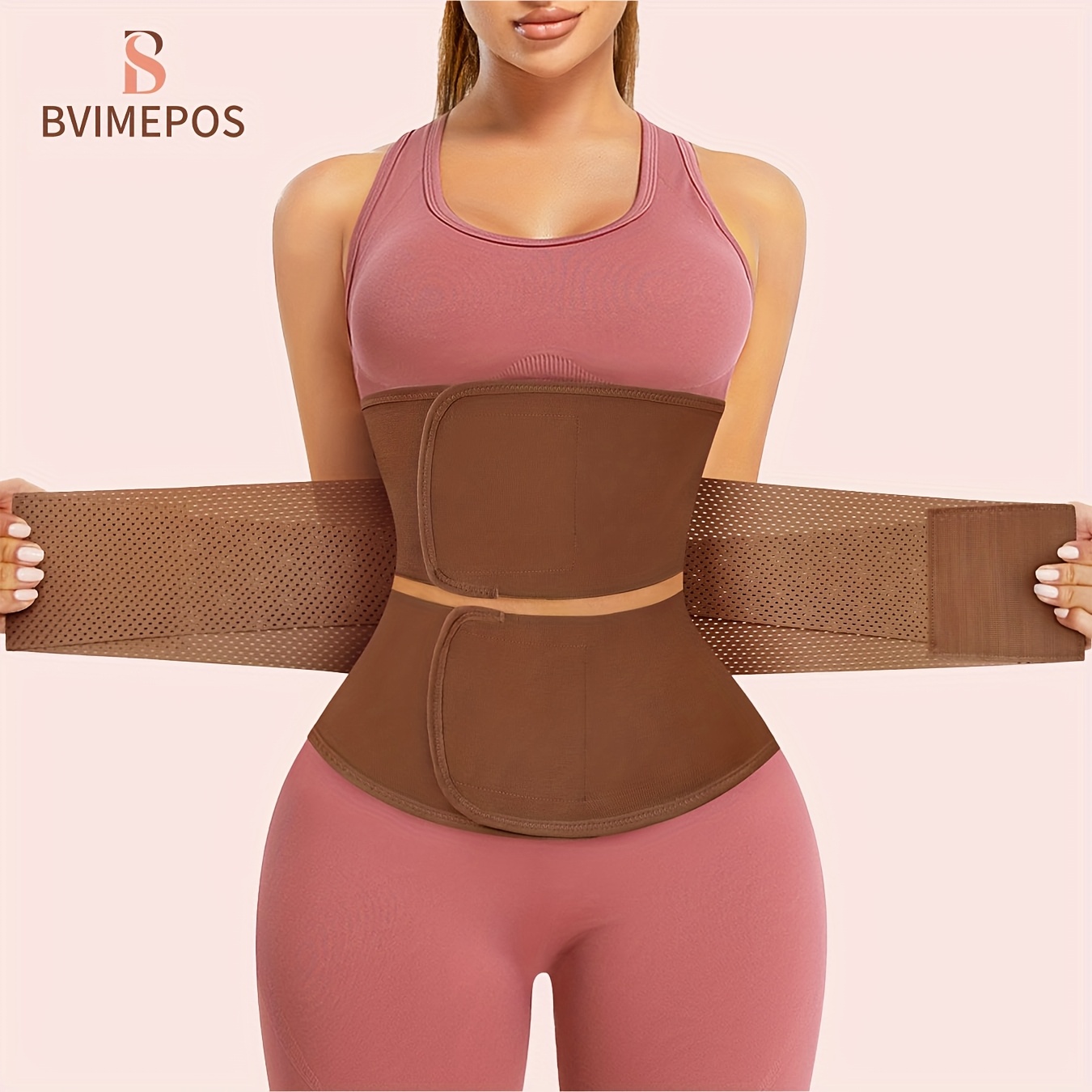 BVIMEPOS Women's Brown Waist Trainer