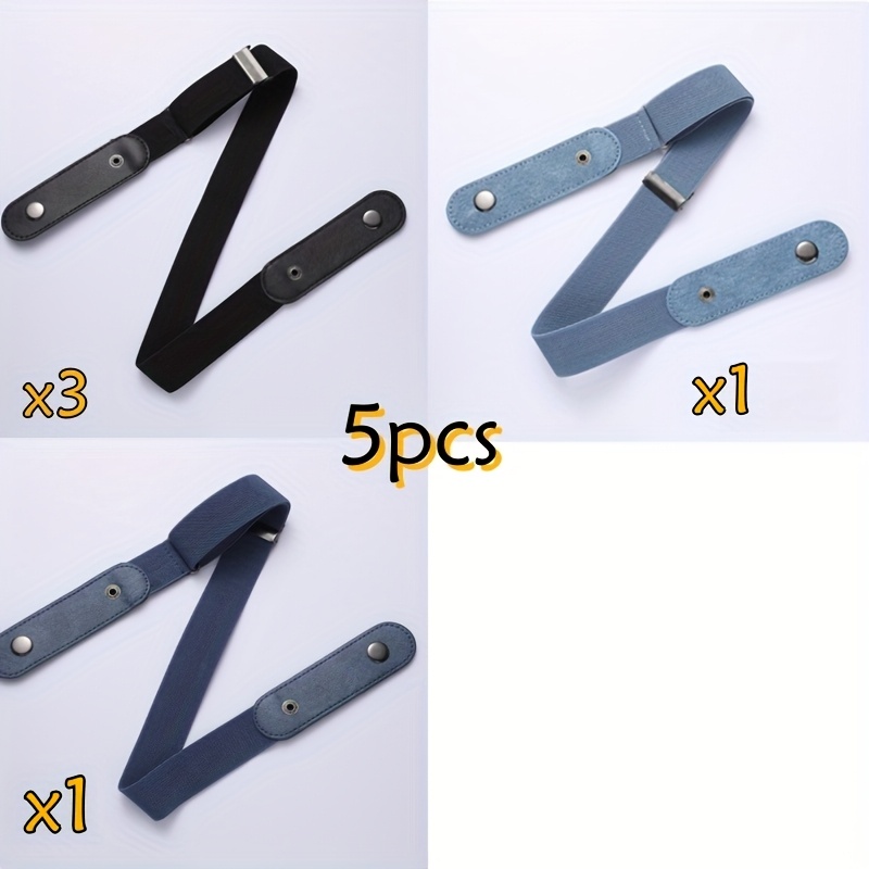 HAIRK Adjustable Elastic Waist Belt, Buckleless Invisible Design