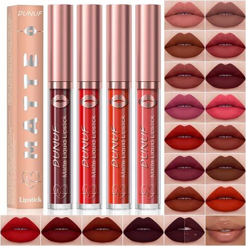 18 colors liquid lipstick waterproof matte nude long lasting lip gloss lip oil women makeup lip gloss lip oil
