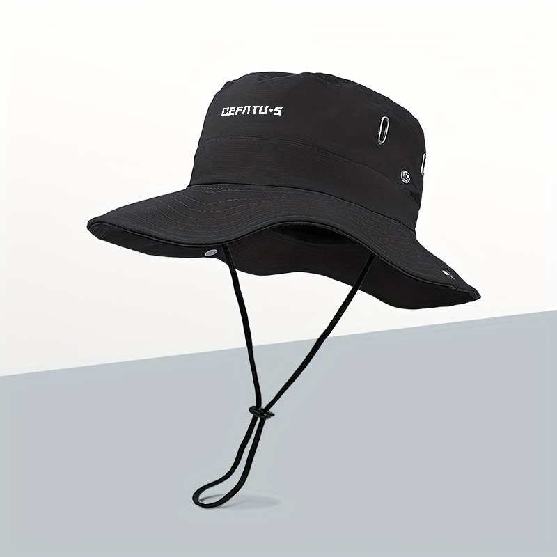 /3pcs Wide Brimmed Sun Hat, Men'S Outdoor Hat, Soft And Breathable, Sun Protection Three Piece Set, Sun Protection Face Mask, Sun Protection Ice Sleeve Cover, Suitable for Outdoor Travel And Outdoor Work, Without Battery