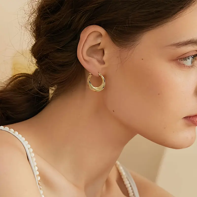 925 silver 18k gold plated gold bead spiral earrings stylish earrings for parents weddings valentines day anniversaries birthdays and graduation ceremonies with beautiful gifts Product details 3